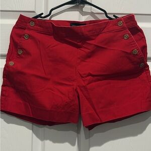 Banana Republic Red High Waist Women's Shorts